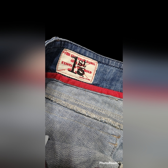 Vintage Y2K 1st Kiss Jean Shorts, sz 10 - Picture 3 of 5